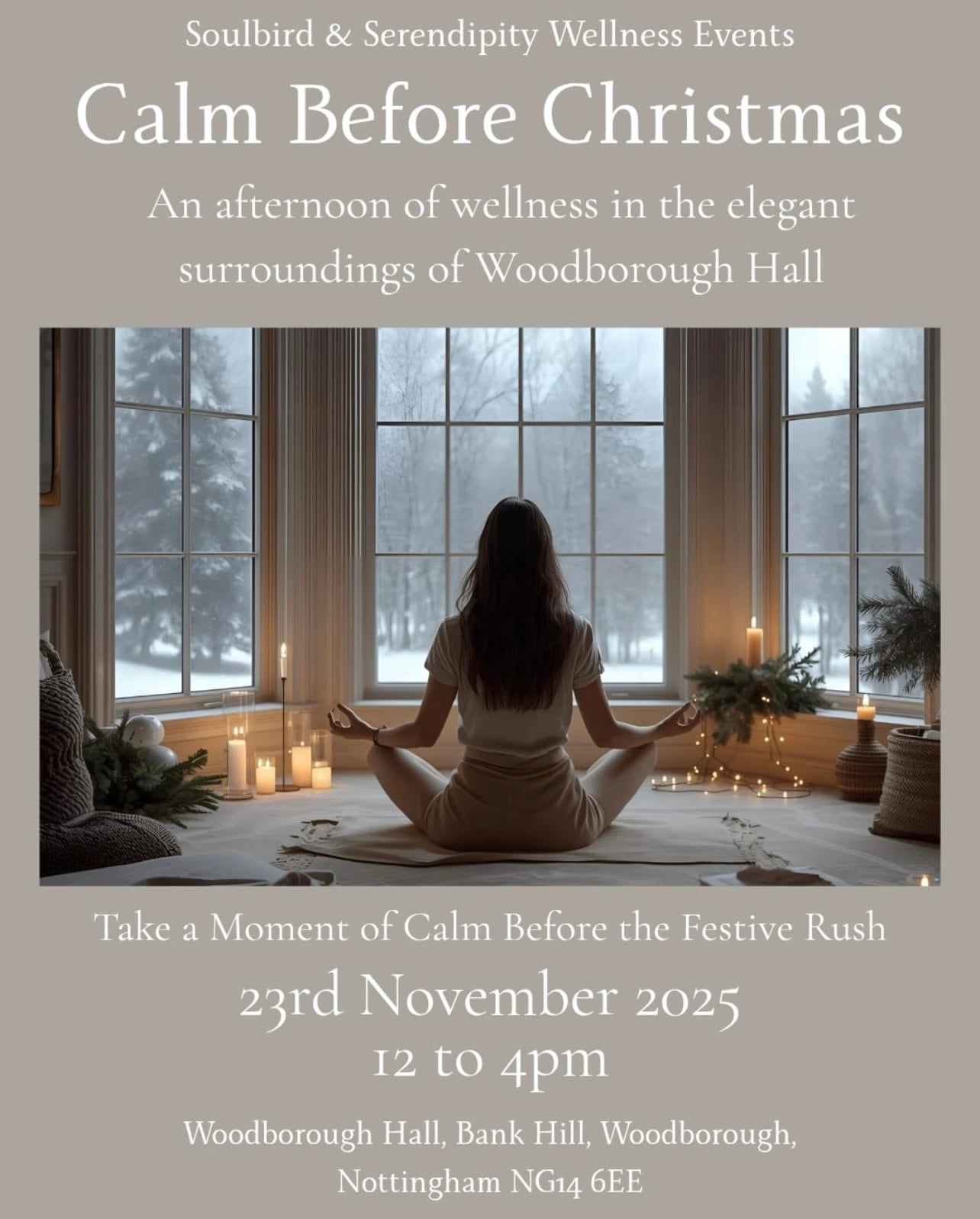 The Calm Before Christmas Half Day Retreat