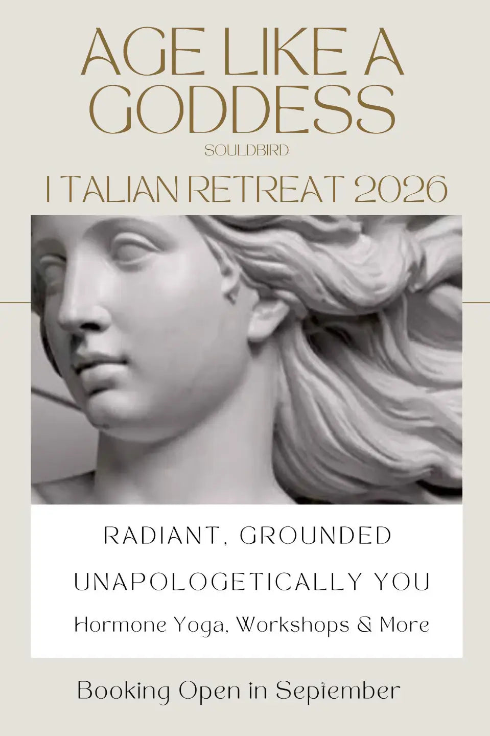 Age Like a Goddess: The Soulbird Retreat, Puglia, Italy | 22–28 August 2026